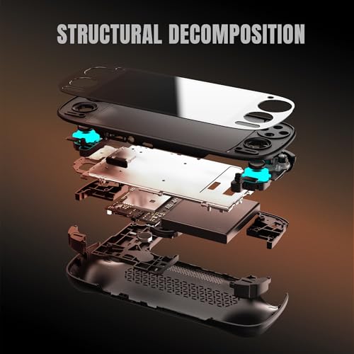 Black 5.5-inch 1080p Touchscreen Android Gaming Handheld V9902