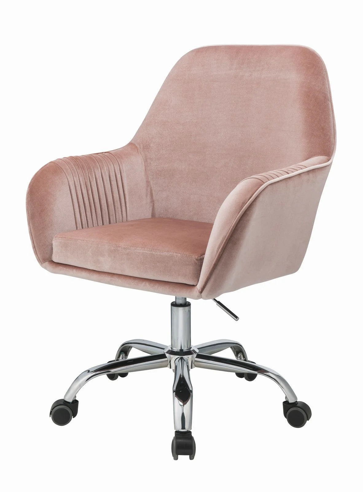 Pink Peach Velvet Office Chair M948