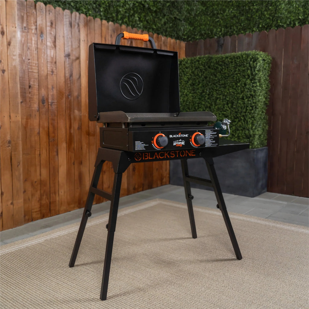 22 Propane Griddle with Stand and Adapter Hose D533