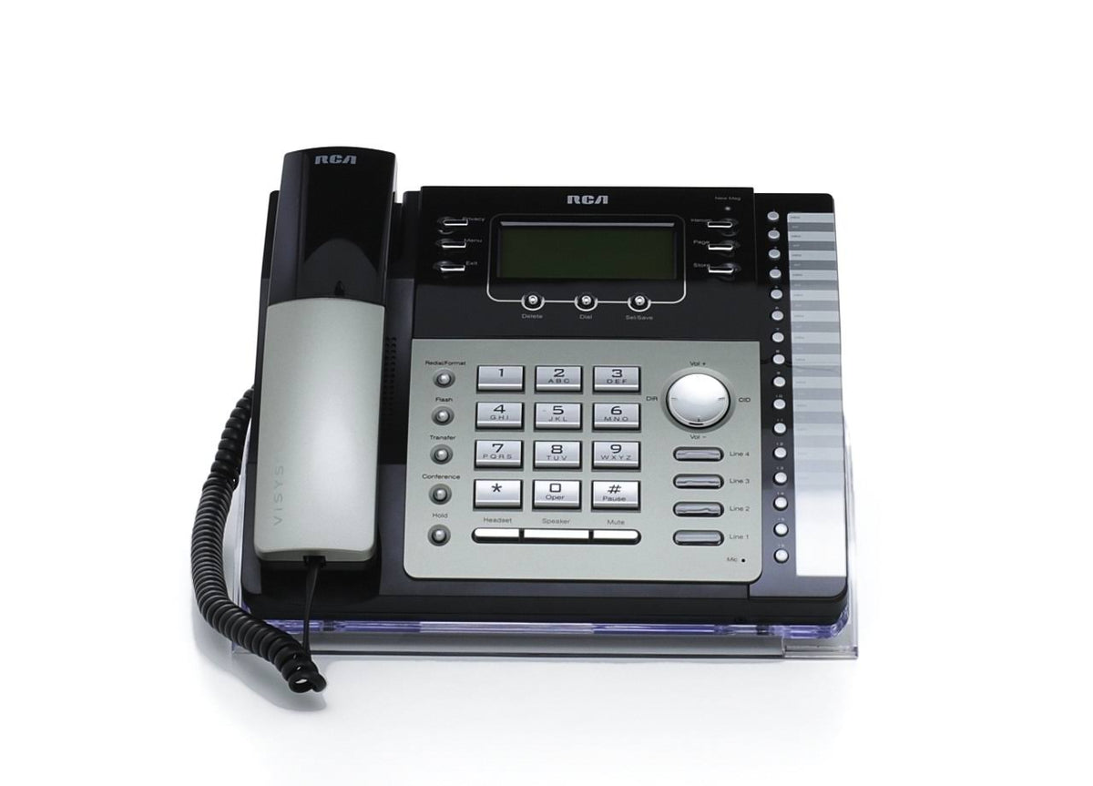 Black/Silver 4-line Phone N692976