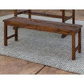 Dark Brown Acacia Bench L1089