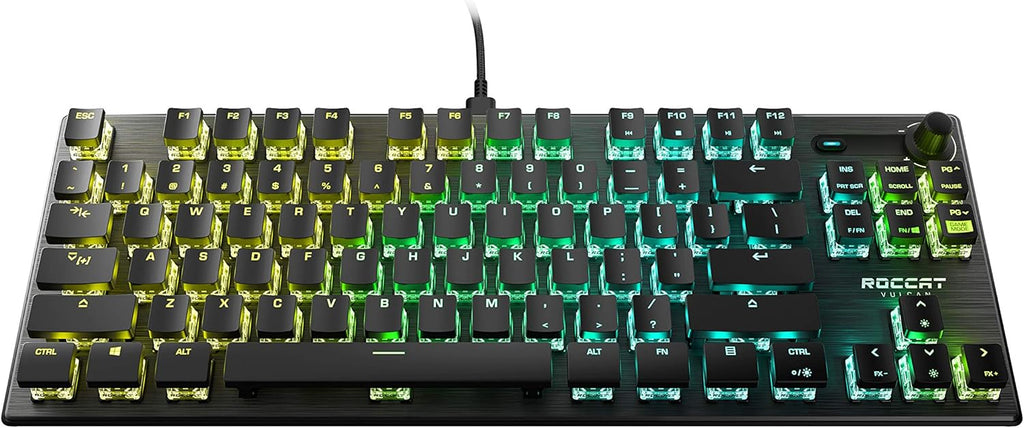 Black Low Profile Full Size PC Gaming Keyboard R2739