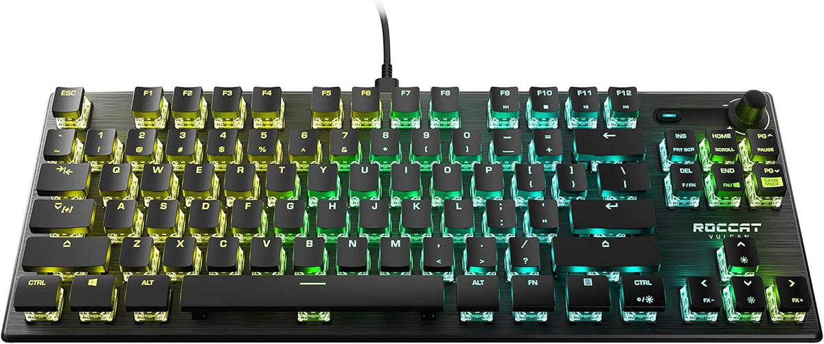 Black Low Profile Full Size PC Gaming Keyboard R2739