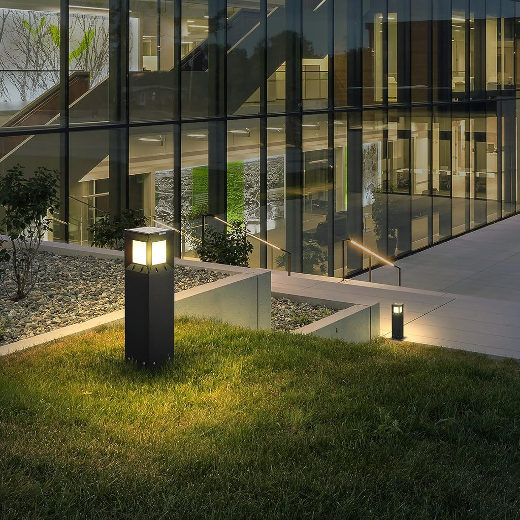 Solar IP54 Waterproof 3000K LED 32 Inches Outdoor Bollard Light G527707