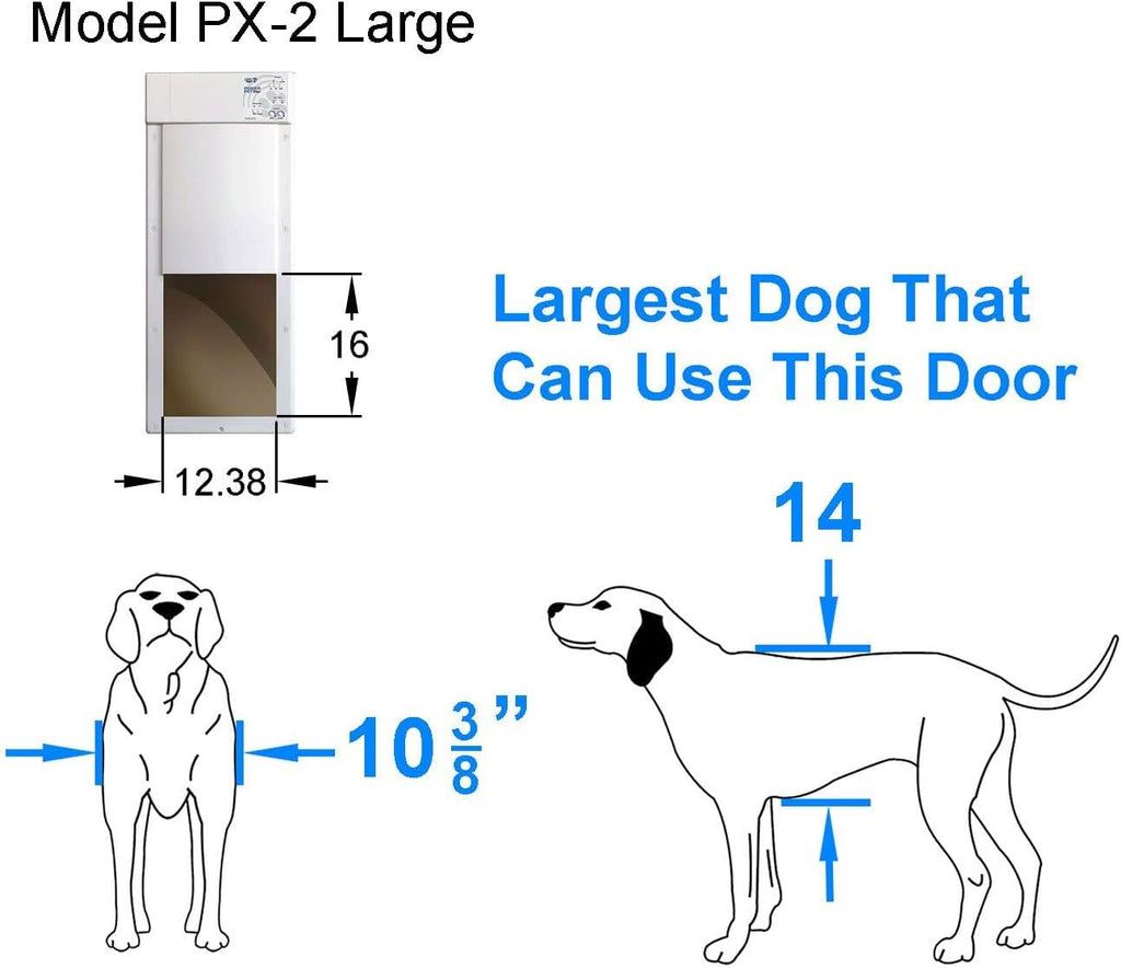 Electronic Pet Door with Ultrasonic Collar and Smart Phone App S39283