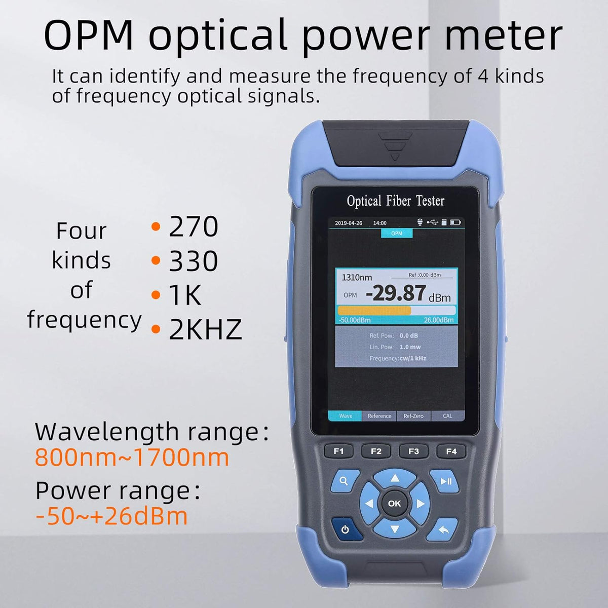 OTDR Fiber Optic Tester 1310/1550nm with OPM OLS RJ45 VFL Test T575811