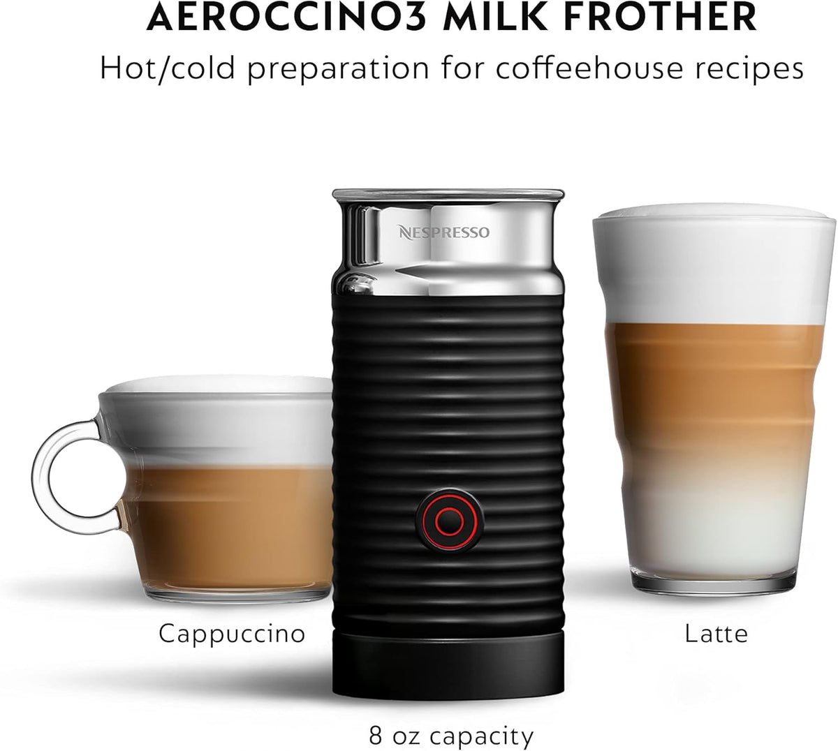 Matte Black Rose Gold Coffee and Espresso Machine with Milk Frother H466033
