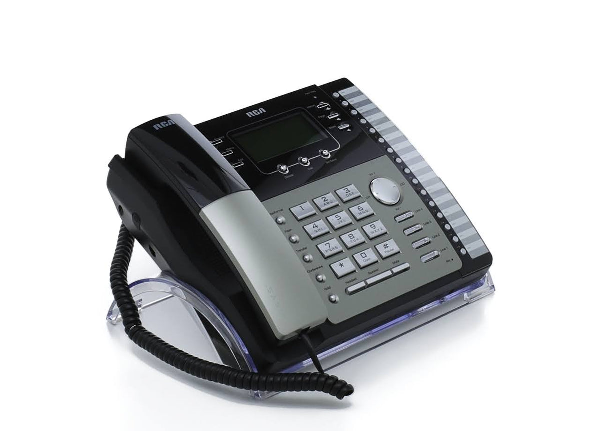 Black/Silver 4-line Phone N692976