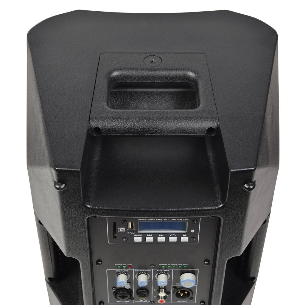 Full Range Active PA Speaker with Bluetooth, DSP, USB & SD D627
