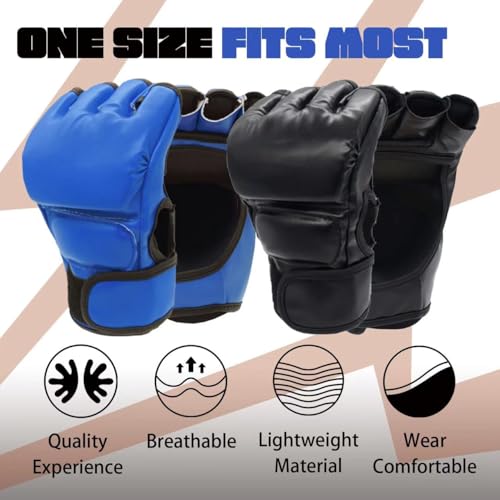 2 Pairs Leather Boxing Gloves O805