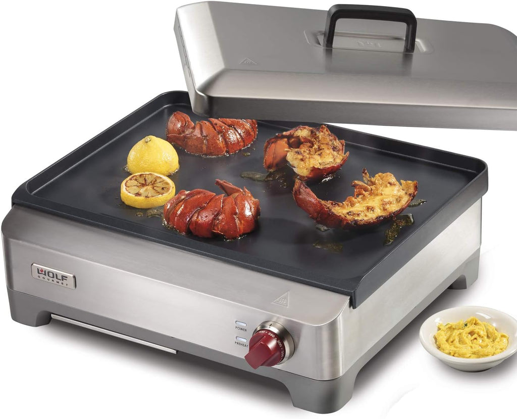 Nonstick Electric Griddle with Stainless Steel N437
