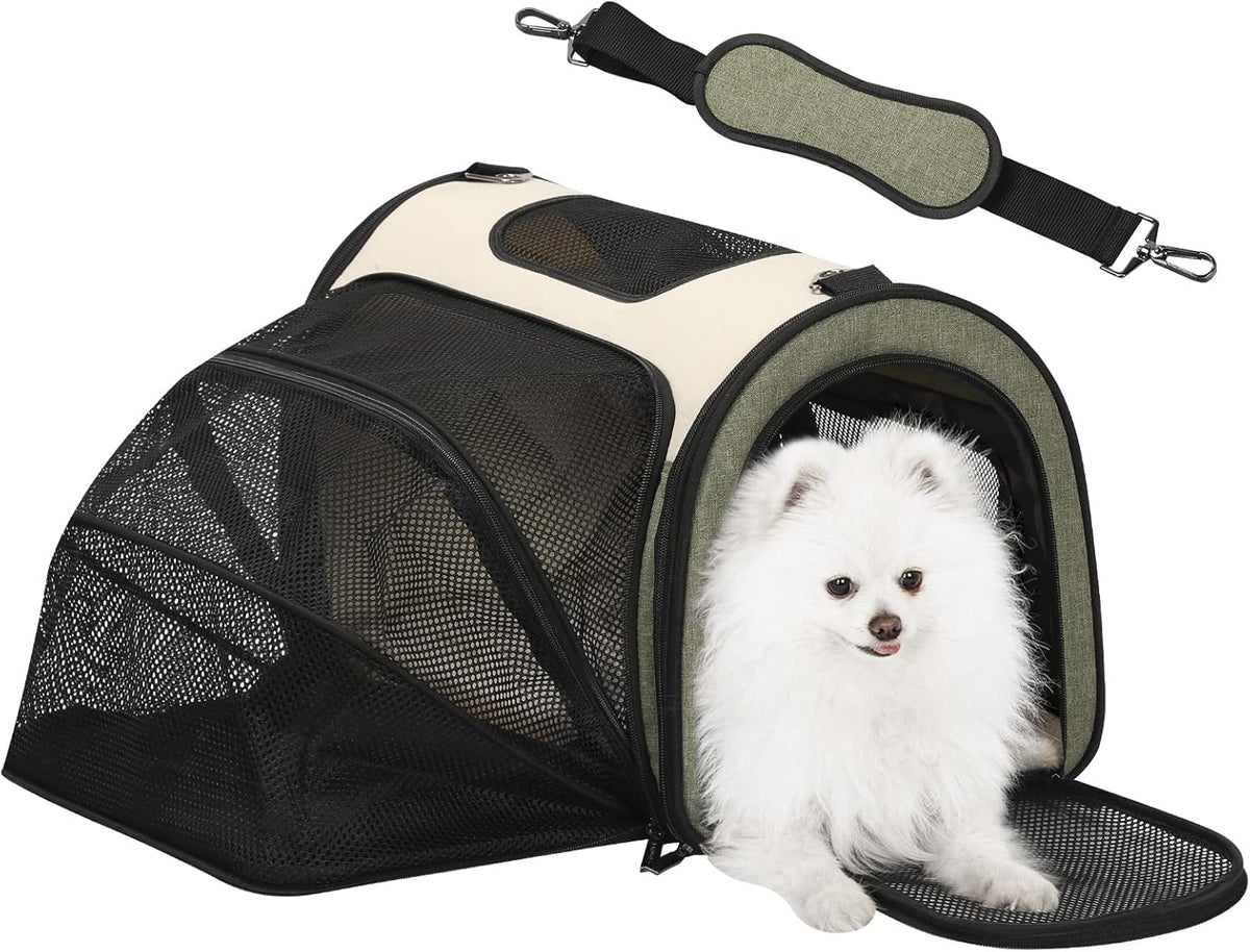 Airline Approved Expandable Collapsible Cat Carrier F89058