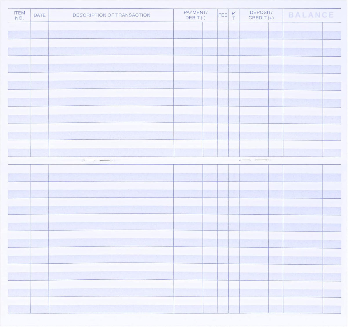 6PCS Checkbook Register C309324