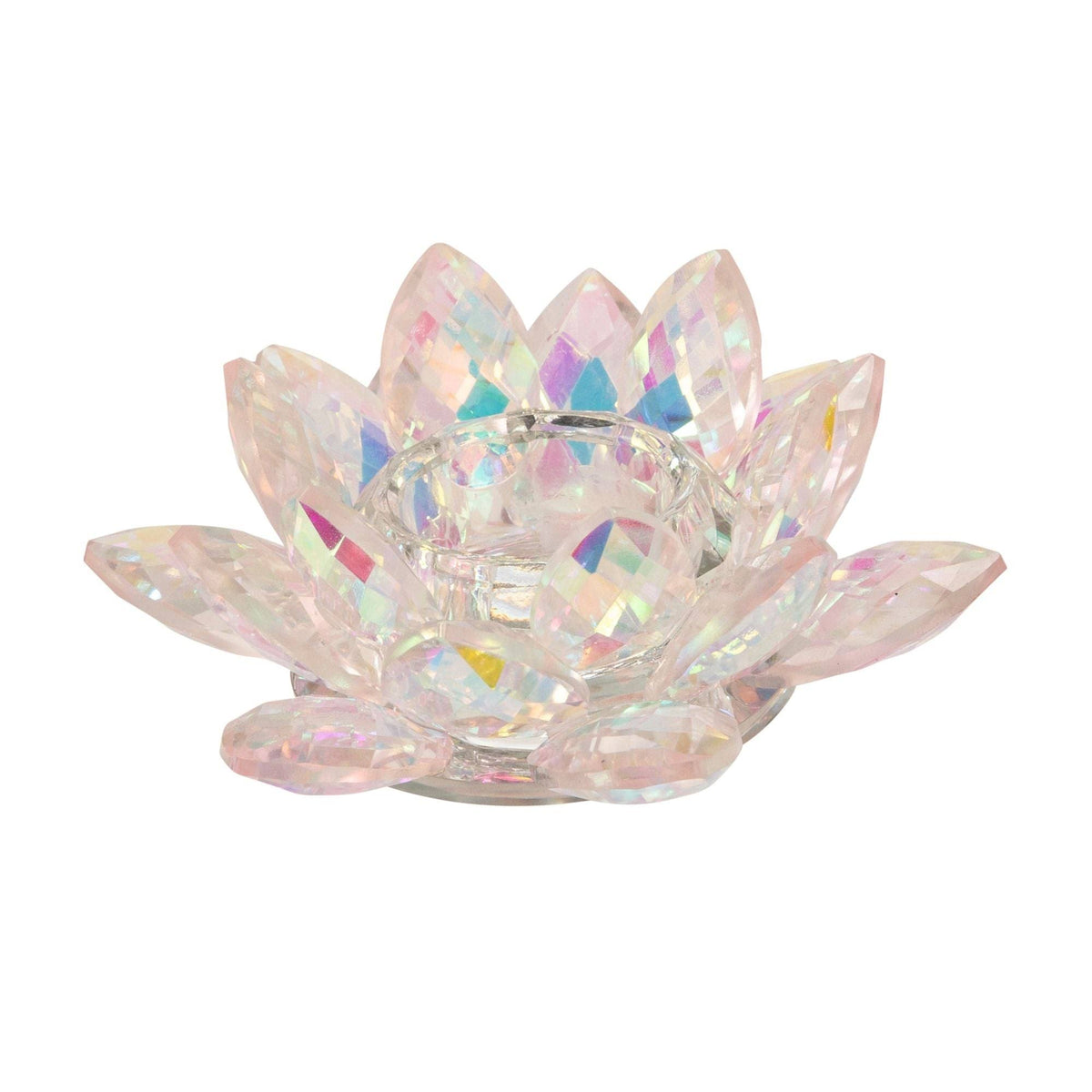 Blush Pink Glass Votive Candle Holder W242469