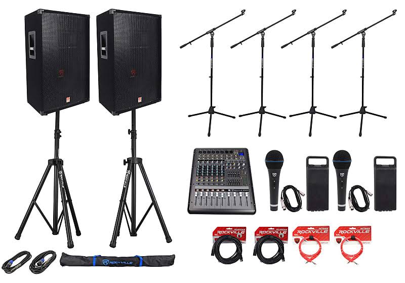 15" 3-Way DJ PA Speakers N939