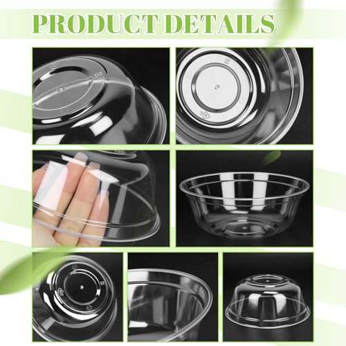 70 Pack 14oz Clear Plastic Bowls R13008