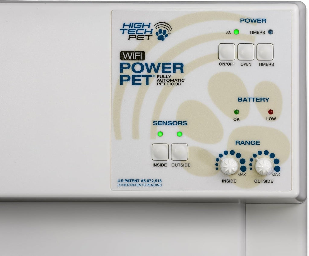 Electronic Pet Door with Ultrasonic Collar and Smart Phone App S39283