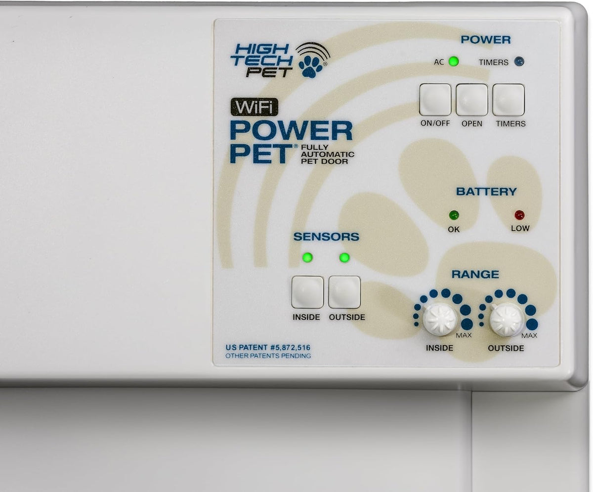 Electronic Pet Door with Ultrasonic Collar and Smart Phone App S39283