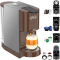 5in1 Espresso Machine, 19Bar Pressure Single Serve Coffee Maker N3600