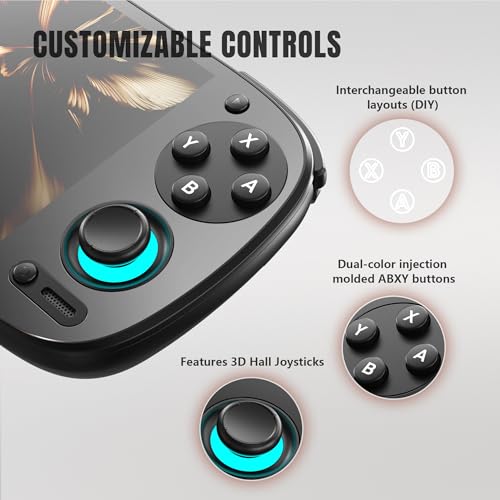 Black 5.5-inch 1080p Touchscreen Android Gaming Handheld V9902