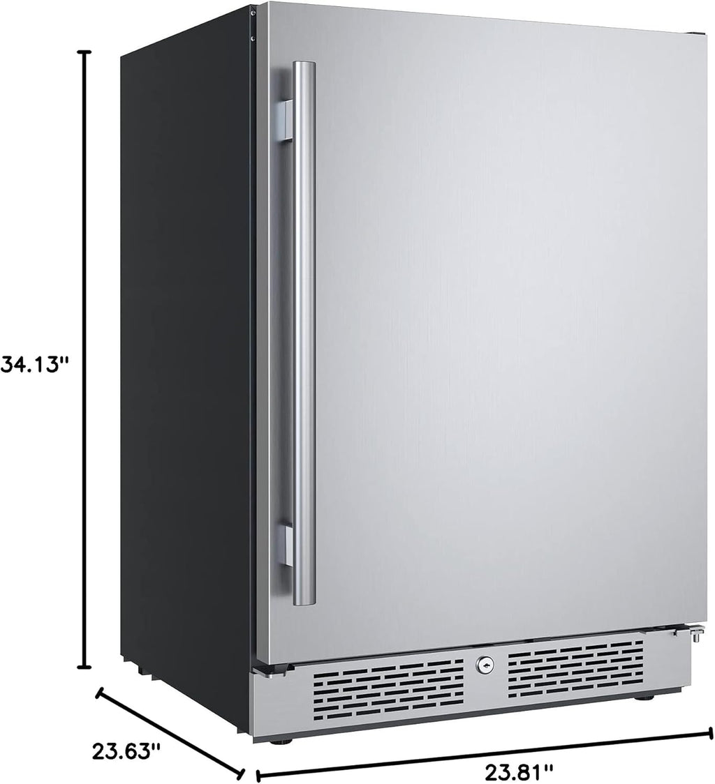24 Inch Wide 5.66 Cu. Ft. Built-In Compact Refrigerator with Right Hinge Z44652