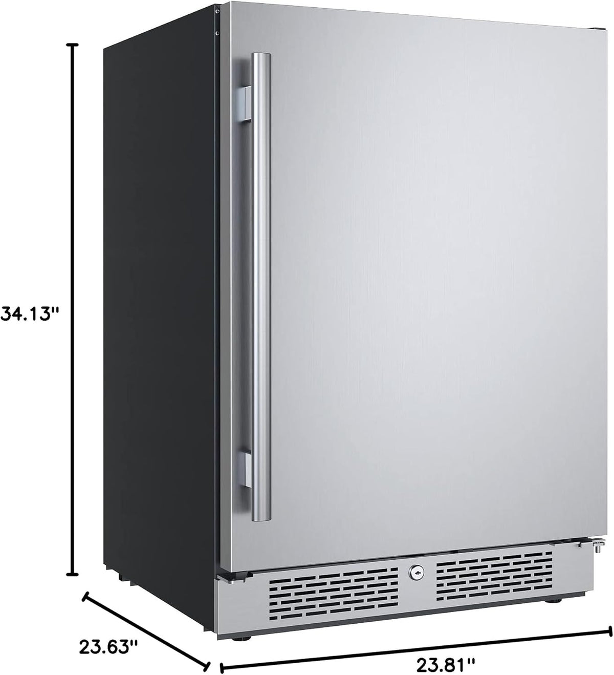24 Inch Wide 5.66 Cu. Ft. Built-In Compact Refrigerator with Right Hinge Z44652
