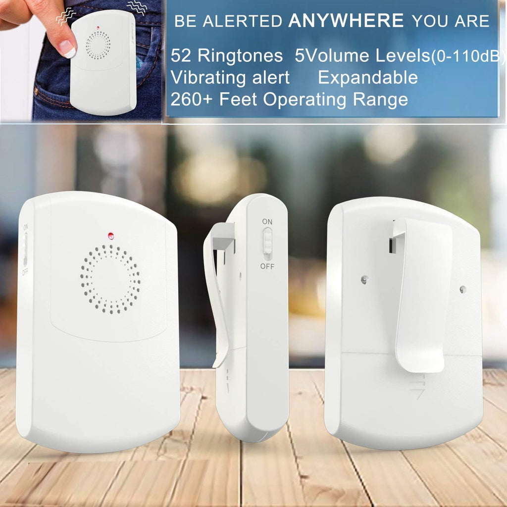 Wireless Motion Sensor Alert Alarm with 3 Receiver 2 Monitor Motion M6173