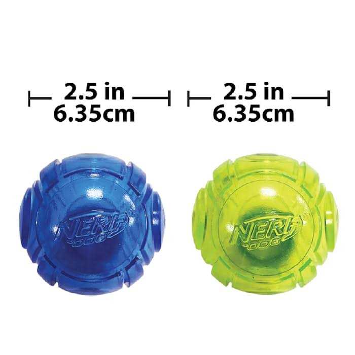 Blue/Green LED Ball Dog Toys W4361