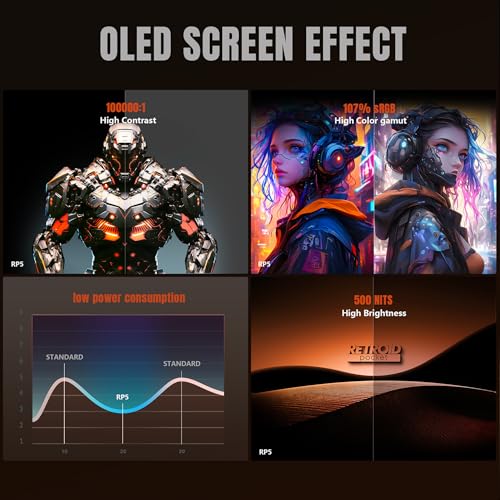 Black 5.5-inch 1080p Touchscreen Android Gaming Handheld V9902