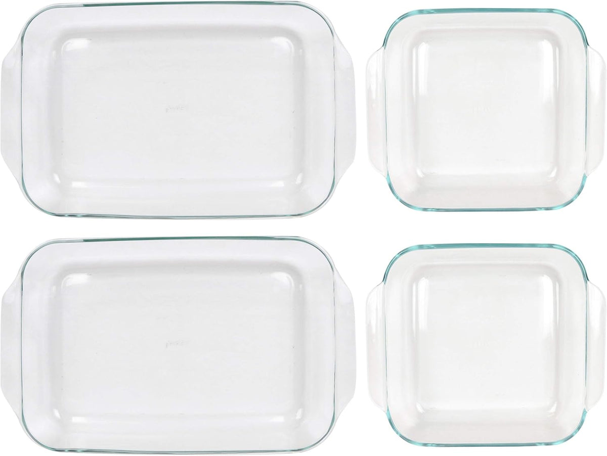 3qt and 2qt Glass Baking Dish Combo Q9873