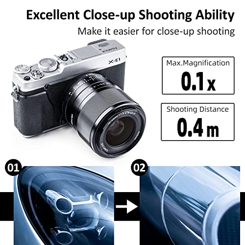 27mm F1.2 Autofocus Lens for Fuji X-Mount APS-C Mirrorless Cameras X77914