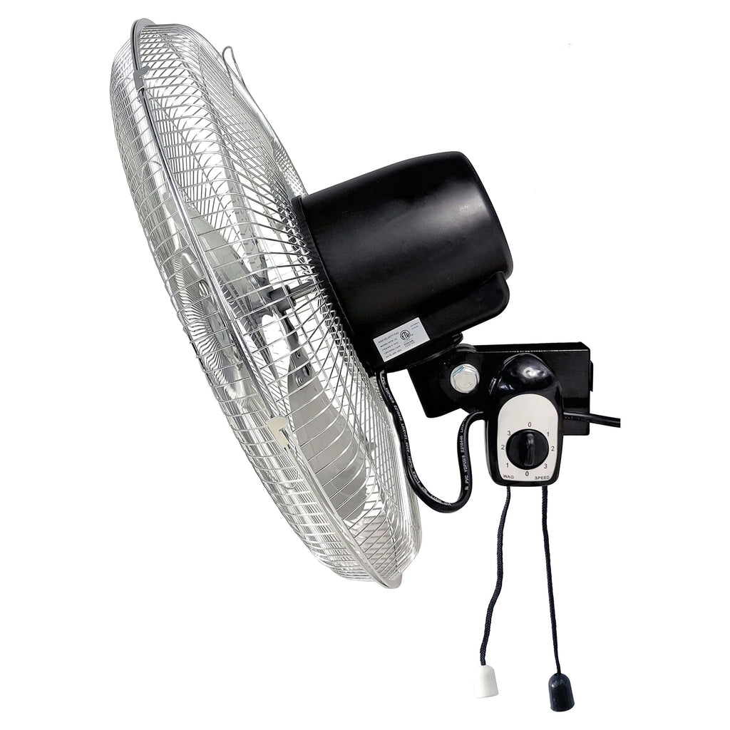 18 Inch 3 Speed Oscillating Wall Mount Fan E4805