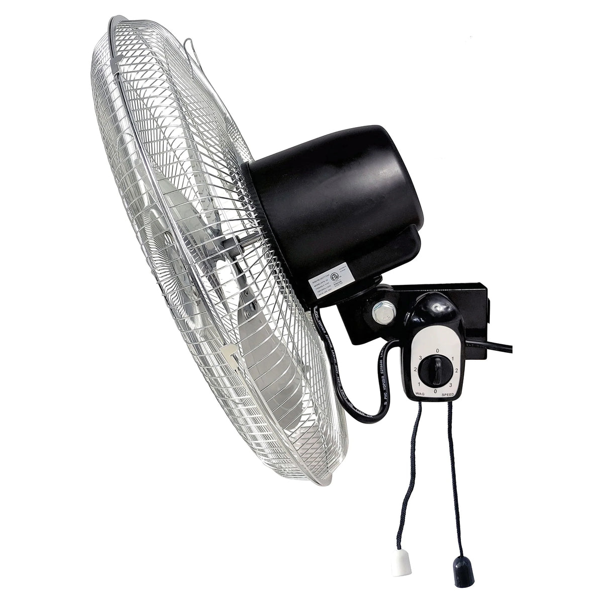 18 Inch 3 Speed Oscillating Wall Mount Fan E4805