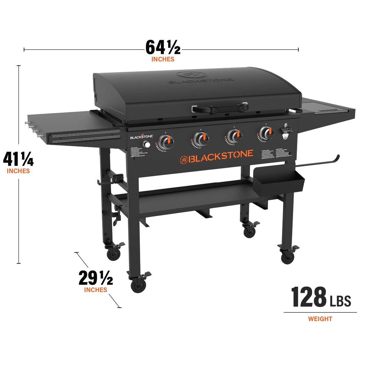 4-Burner 36” Propane Griddle with Hood V937822