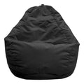 Black Micro-Fiber Suede Bean Bag Chair O9948
