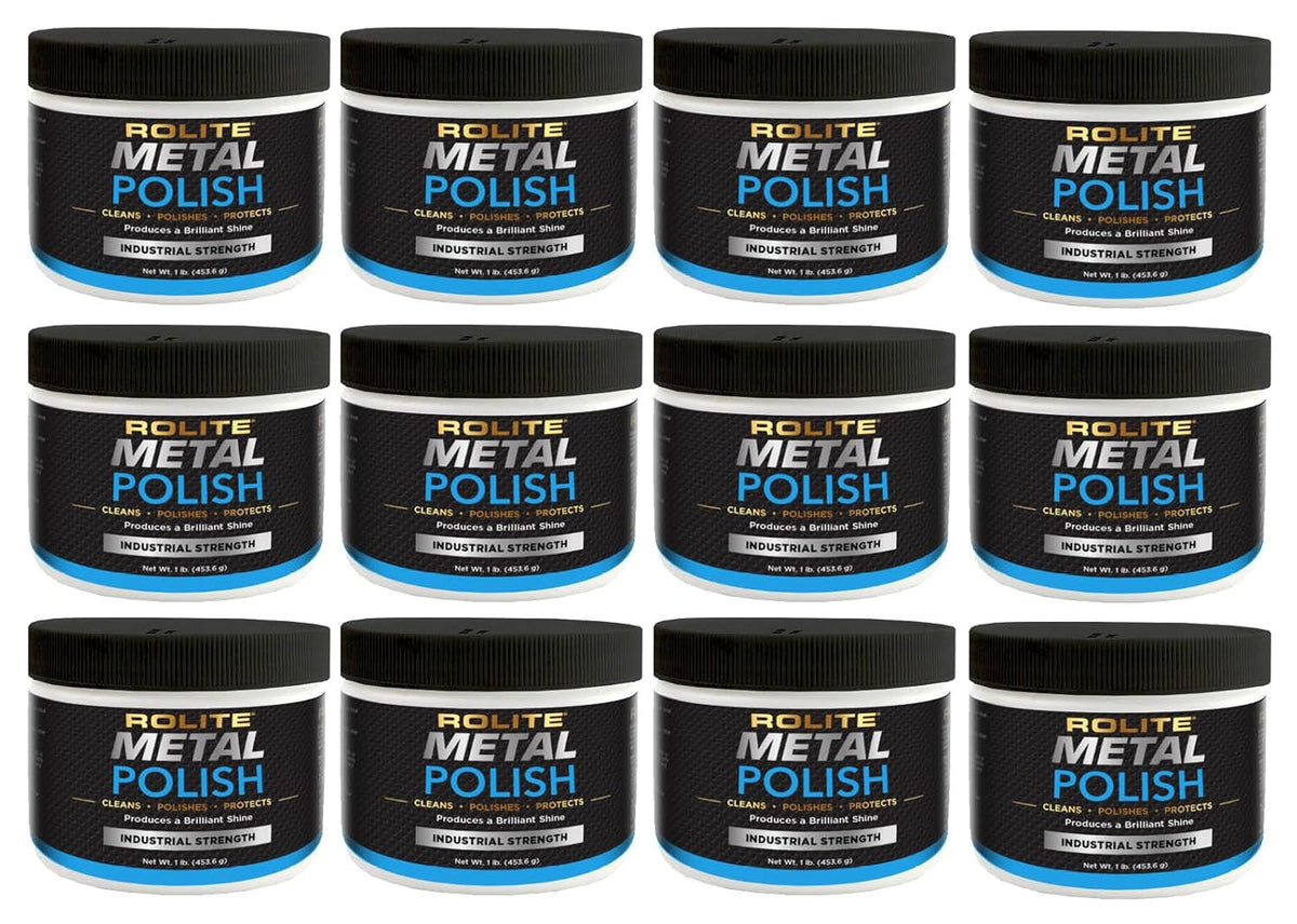 Metal Polish Paste for Aluminum, Chrome, Stainless Steel, 10 Pounds Y57598