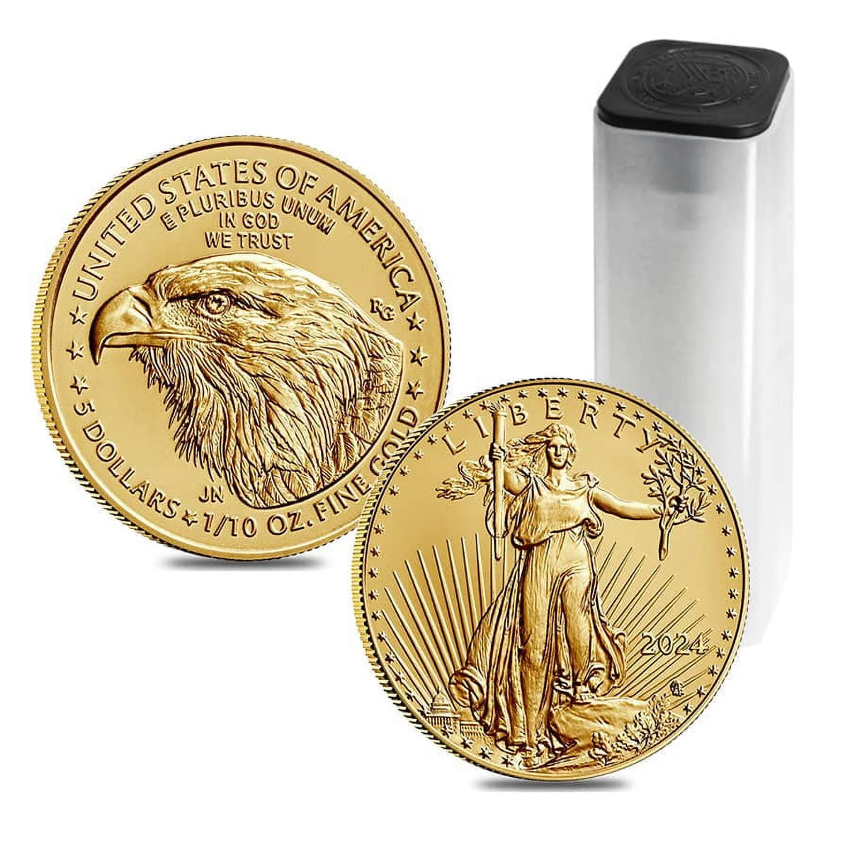 1/10 oz Gold American Eagle $5 Coin E7572