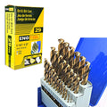 29 Piece Cobalt HSS M35 Twist Drill Bit Set B94303