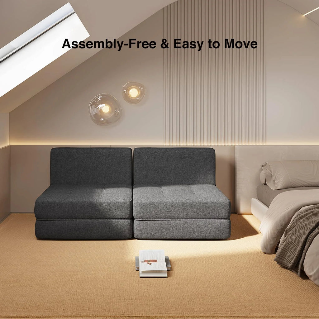 Light Gray Sleeper Sofa Bed M160597