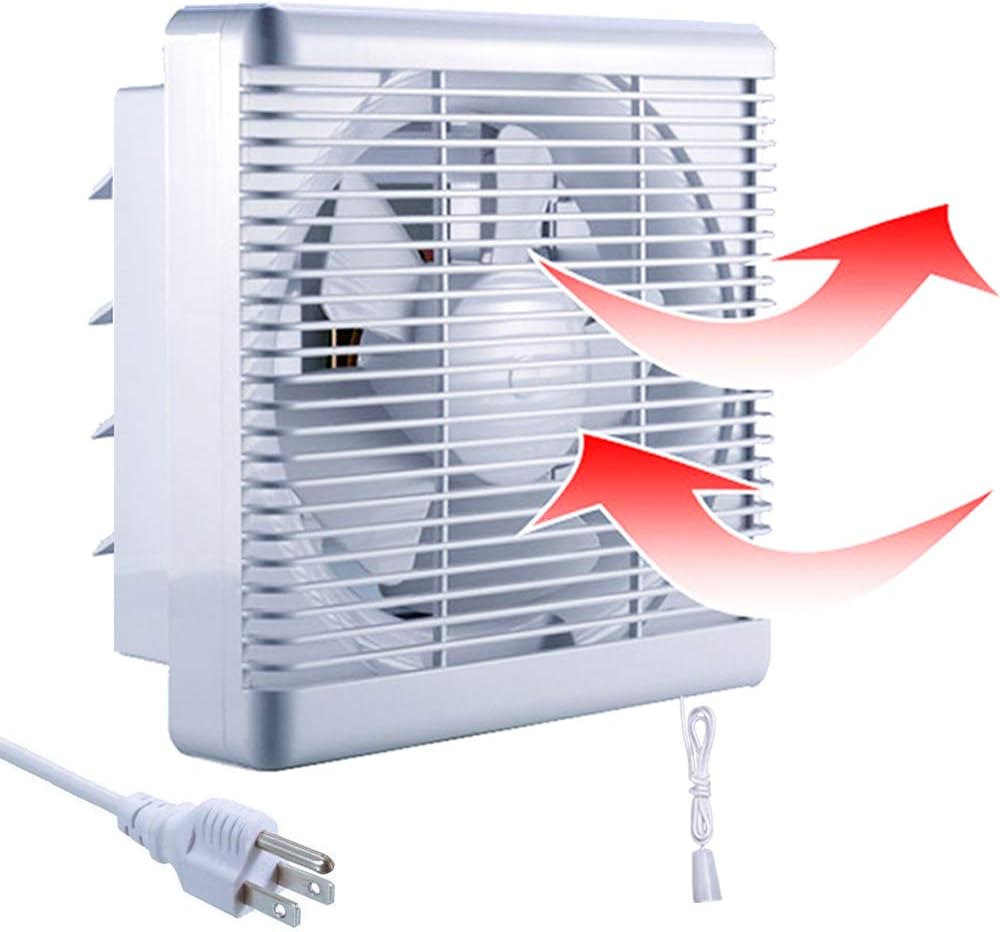 8 Inch 300 CFM Reversible Ventilation Fan, Pack of 2 P839