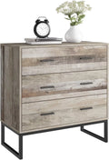 Wide 3 Drawer Dresser with Metal Frame R790