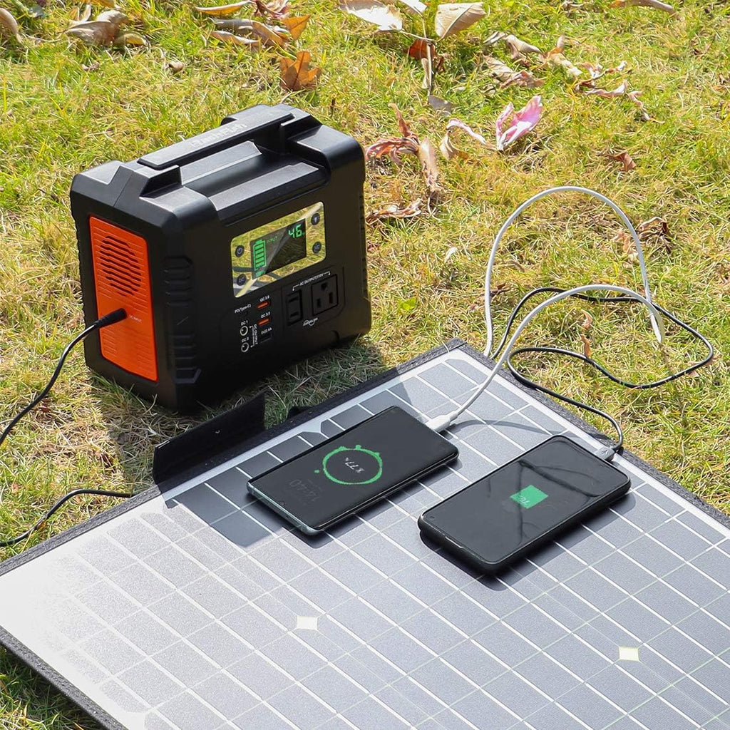 18V 18V Portable Foldable Solar Panel with USB DC Output E40499