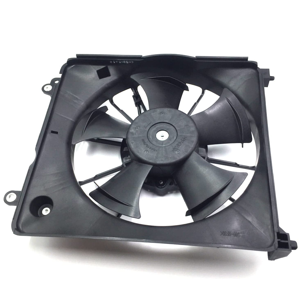 Black Engine Radiator Cooling Fan Assembly Pack of 2 Y9585