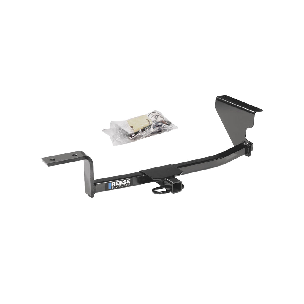 Class 1 Trailer Hitch, 1-1/4 Inch Square Receiver, Black W391530