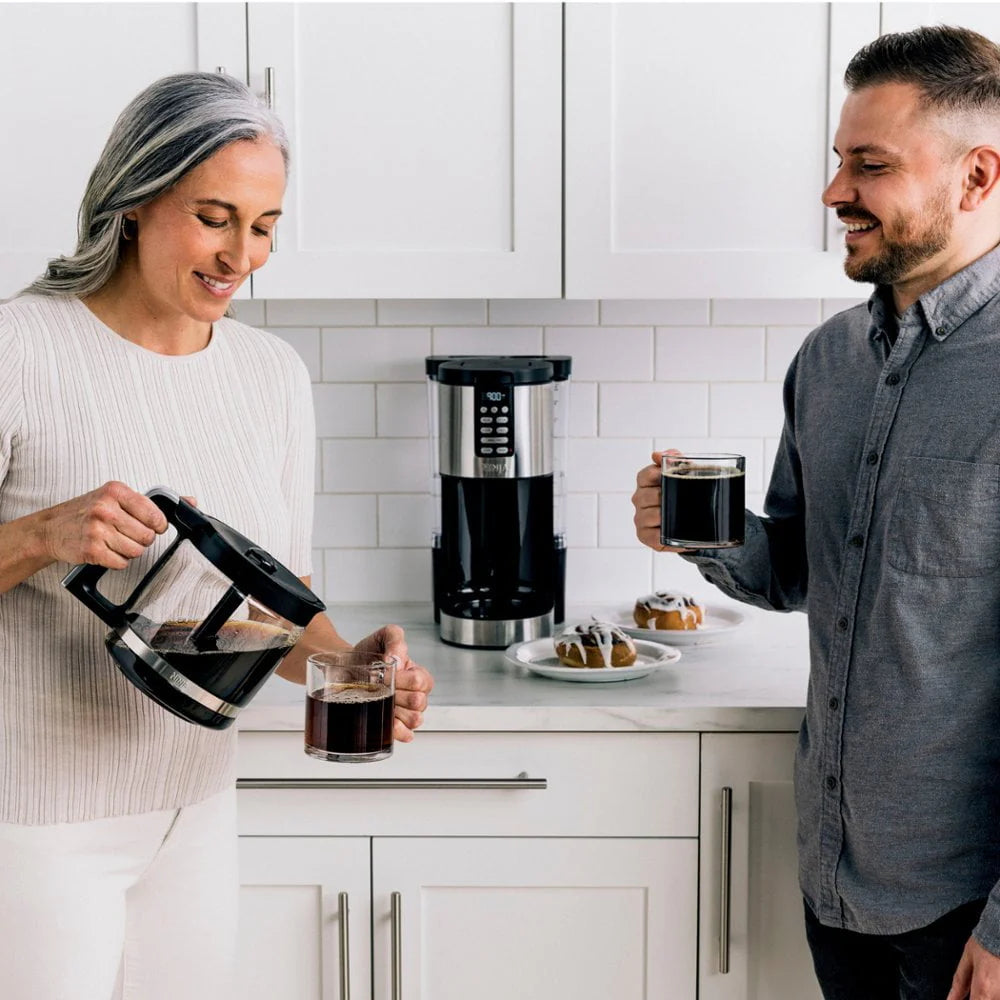 14-Cup Programmable Coffee Maker with Glass Carafe and Permanent Filter F862409