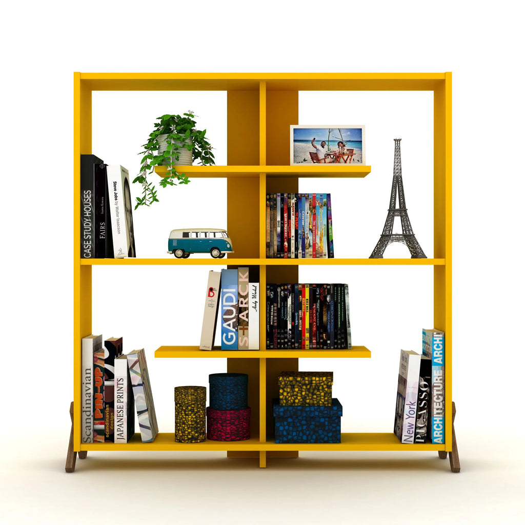 4 Tier Wood Bookshelf R112
