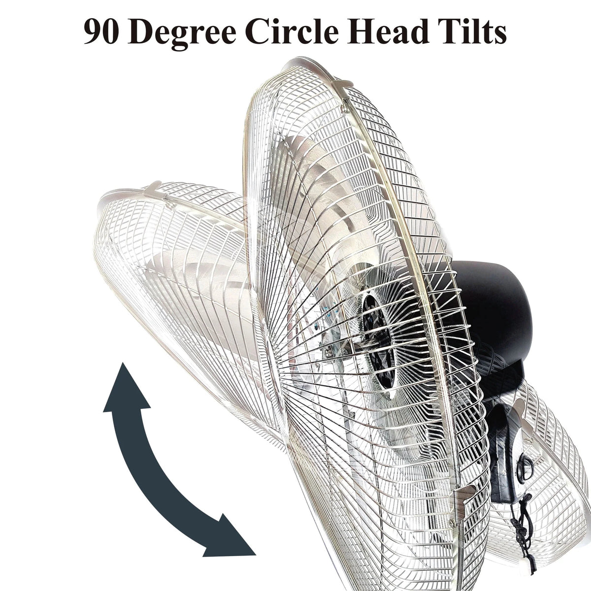 18 Inch 3 Speed Oscillating Wall Mount Fan E4805