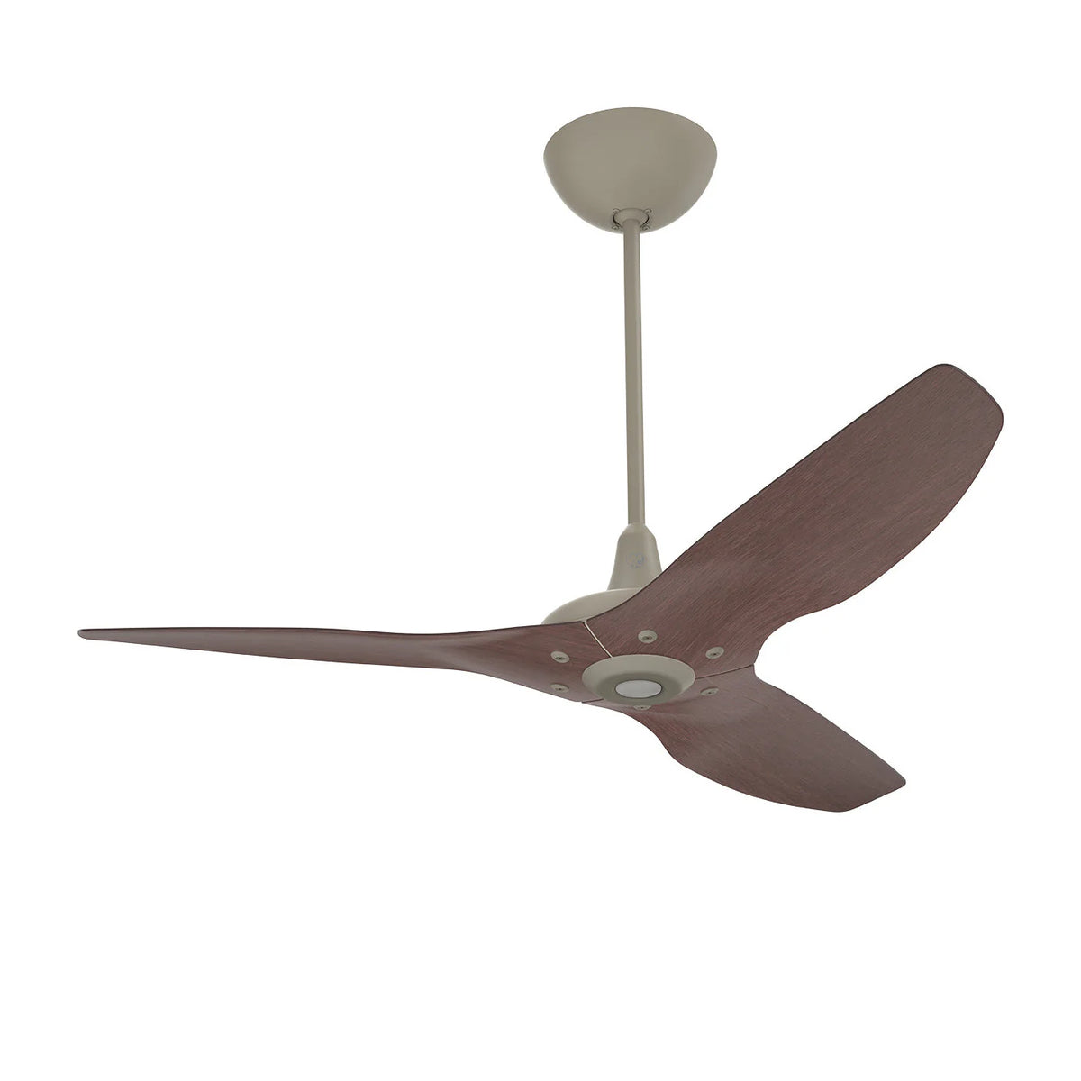 52 Ceiling Fan with Cocoa Bamboo Blades and Satin Nickel Finish Z478