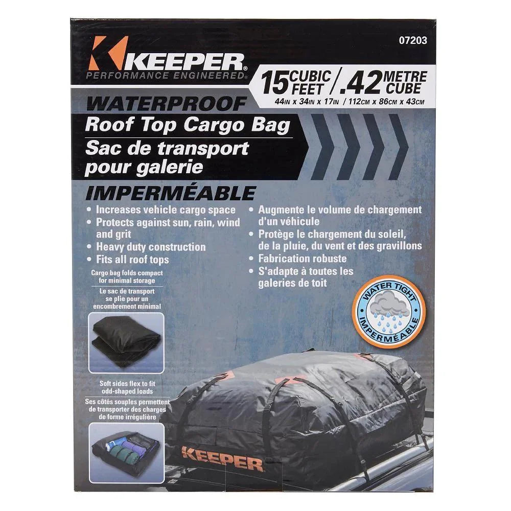 Roof Top Bag, 44 in L x 34 in W x 17 in D, Cargo H928