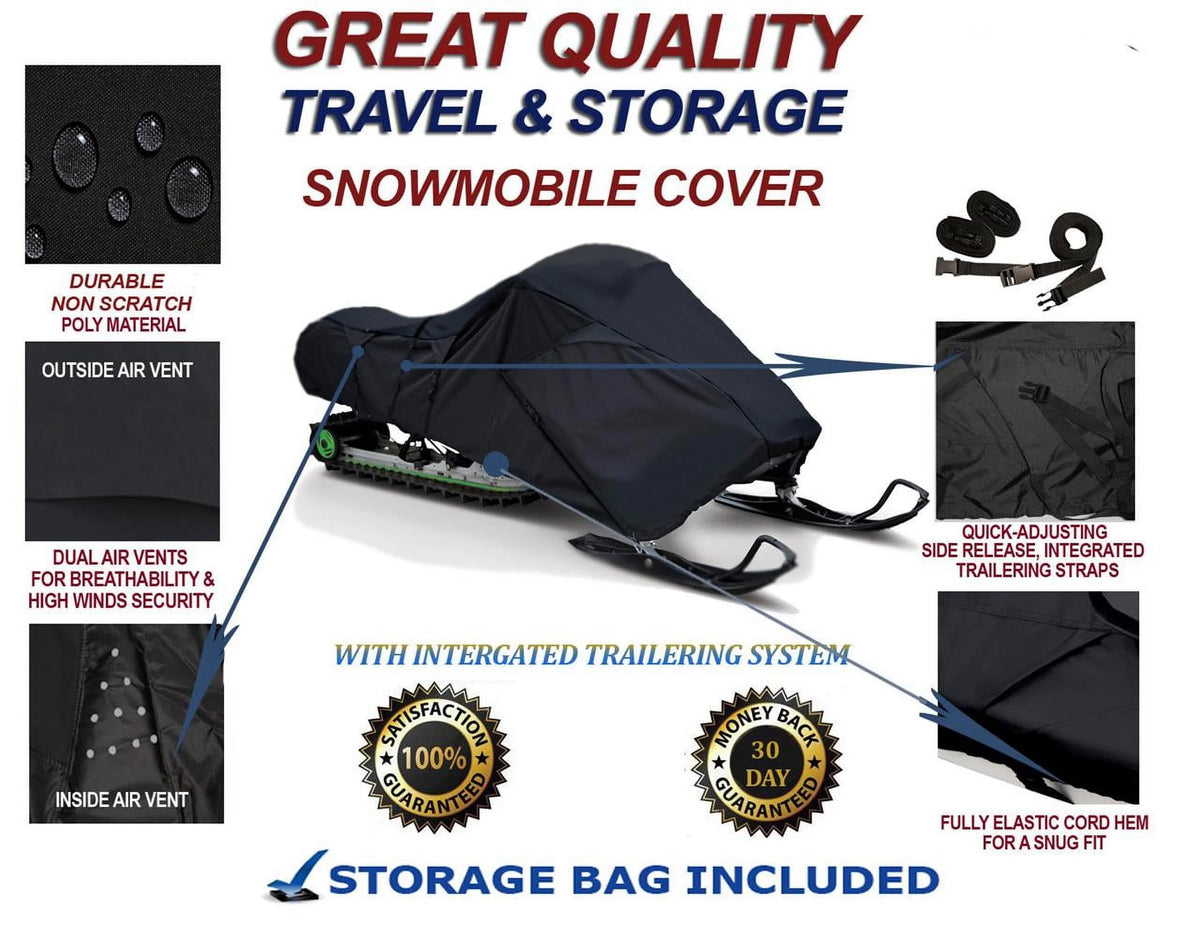 300D Snowmobile Travel and Storage Cover for Ski Doo Summit X 146 Sleds K6712